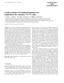 Carbon isotopes of irradiated methane ices: implications for