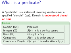 Predicate Logic