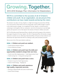 MCYS Strategic Plan