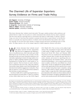 The Charmed Life of Superstar Exporters: Survey Evidence on Firms