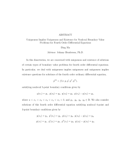 ABSTRACT Uniqueness Implies Uniqueness and Existence for