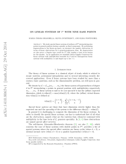 arXiv:1410.8065v1 [math.AG] 29 Oct 2014