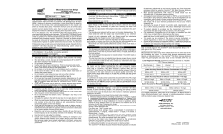 Blood Glucose Test Strips Package Insert