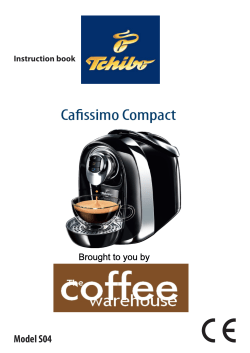 IB0400100 Manuale S04 Caffitaly System