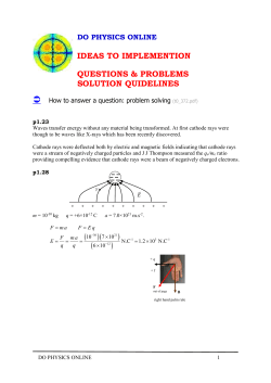 DO PHYSICS ONLINE IDEAS TO IMPLEMENTION QUESTIONS