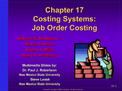 Chapter 1 Uses of Accounting Information and