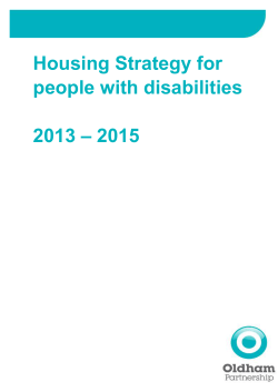 Oldham Housing Strategy