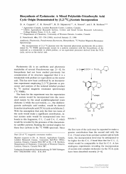 Biosynthesis of Pyoluteorin: A Mixed Polyketide