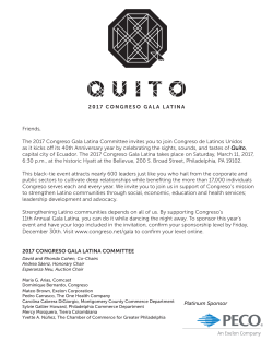 2017 Gala Latina Sponsorship Package