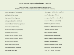 PowerPoint Presentation - Delaware Science Olympiad