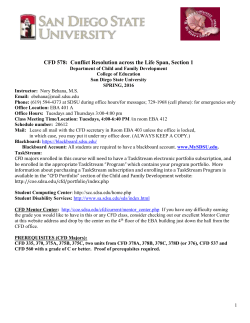 ECD 211 - San Diego State University