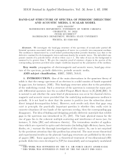 SIAM Journal in Applied Mathematics, Vol. 56, Issue 1, 02, 1996