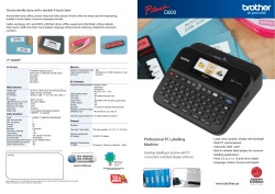 Professional PC Labelling Machine