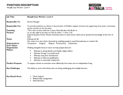 ORGANISATION CHART (What are the key reporting