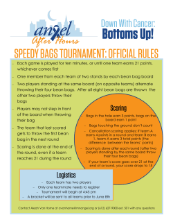 - Each game is played for ten minutes, or until one team earns 21