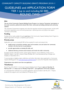 Round Two (2) Guidelines and Application form