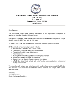 SOUTHEAST TEXAS SPORT FISHING ASSOCIATION