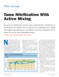 Tame Nitrification With Active Mixing