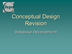 Conceptual Design Lecture 3