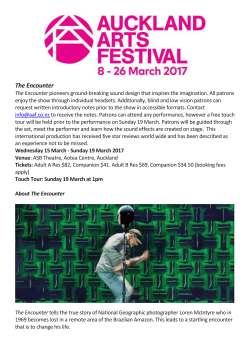 Accessibility - Auckland Arts Festival