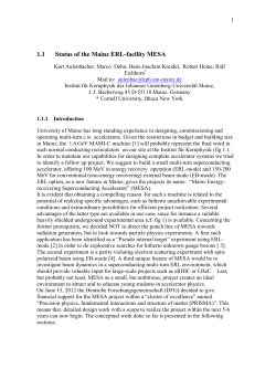 Template for contributed papers - ICFA BDP Newsletter