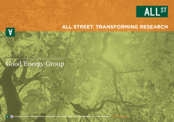 Good Energy Group - Social Stock Exchange