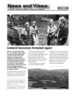 Iceland becomes forested again