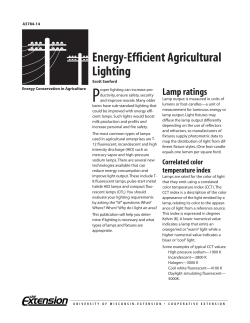 Energy Efficiency Agricultural Lighting