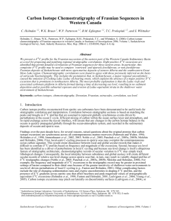 Carbon Isotope Chemostratigraphy of Frasnian Sequences in