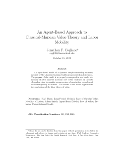 An Agent-Based Approach to Classical