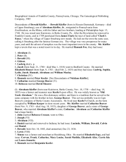 Biographical Annals of Franklin County, Pennsylvania, Chicago, The