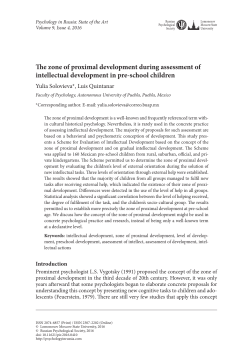 The zone of proximal development during assessment of intellectual