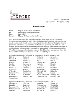 Service Department - City of Oxford, Ohio