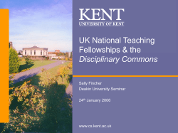 Koli Keynote - Disciplinary Commons