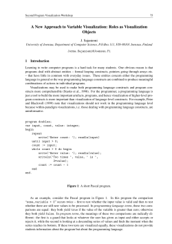 A New Approach to Variable Visualization: Roles as Visualization