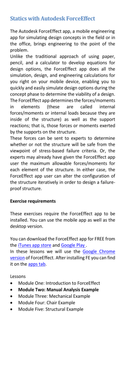 Manual analysis example