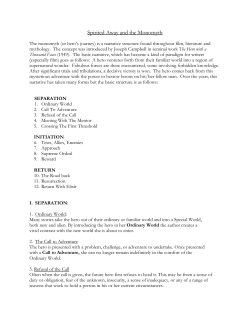 Spirited Away-Hero`s Journey 1