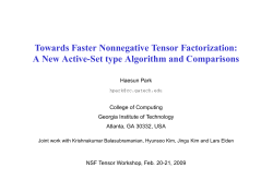 Towards Faster Nonnegative Tensor Factorization