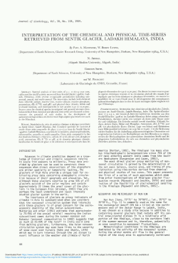 interpretation of the chemical and physical time