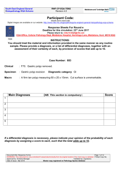 South Thames (East) General Histopathology EQA Scheme