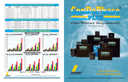 ConDePhase Oil/Water Separator