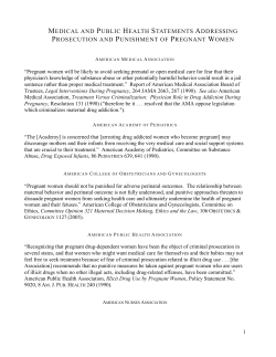 American Medical Association - National Advocates for Pregnant