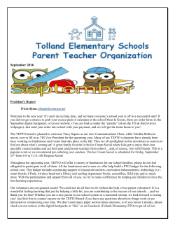 September 2016 - Tolland Intermediate School