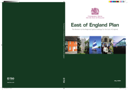 East of England Plan - Ipswich Borough Council