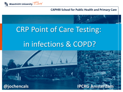 CRP in RTI - the International Primary Care Respiratory Group