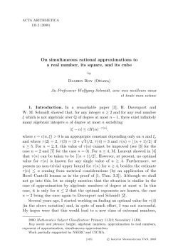 On simultaneous rational approximations to a real number, its