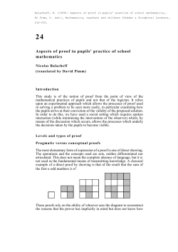 Tema 2: La demostraci&oacute;n matem&aacute;tica