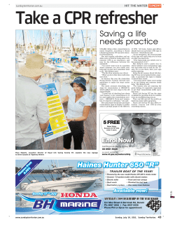 Saving a life needs practice