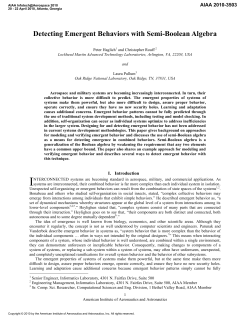 Detecting Emergent Behaviors with Semi
