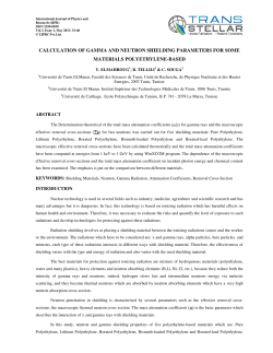 calculation of gamma and neutron shielding parameters for some
